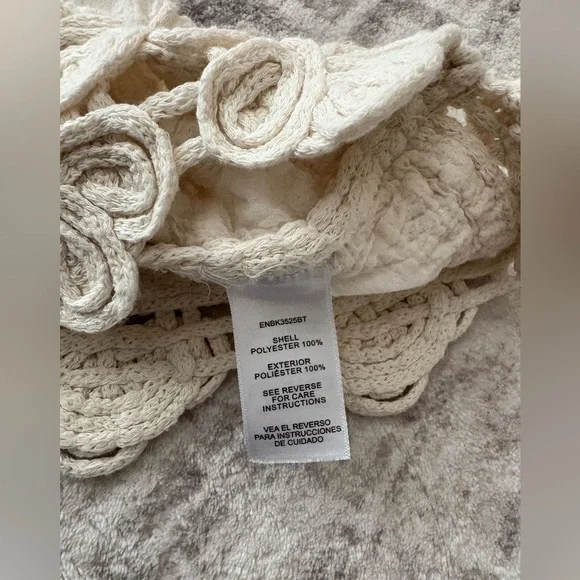 Mahina Boutique Crochet Sleeveless Crop Top O/S Small - Picture 13 of 16